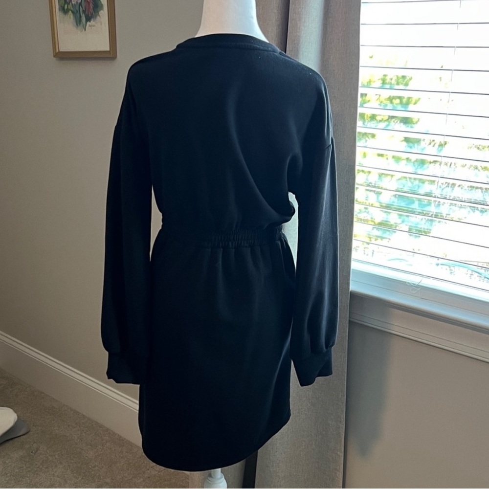 Time and Tru Elegant Black Long Sleeve Dress - Picture 5 of 11
